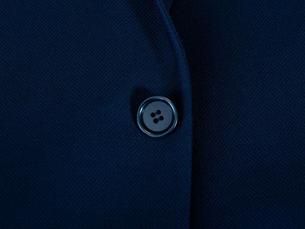 Giorgio Armani Navy Blue Fine Wool Twill Slim Fit Blazer