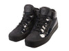 Giuseppe Zanotti Navy Blue Suede and Patent Leather Sneakers