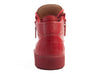 Giuseppe Zanotti Red Embossed Leather Sneakers