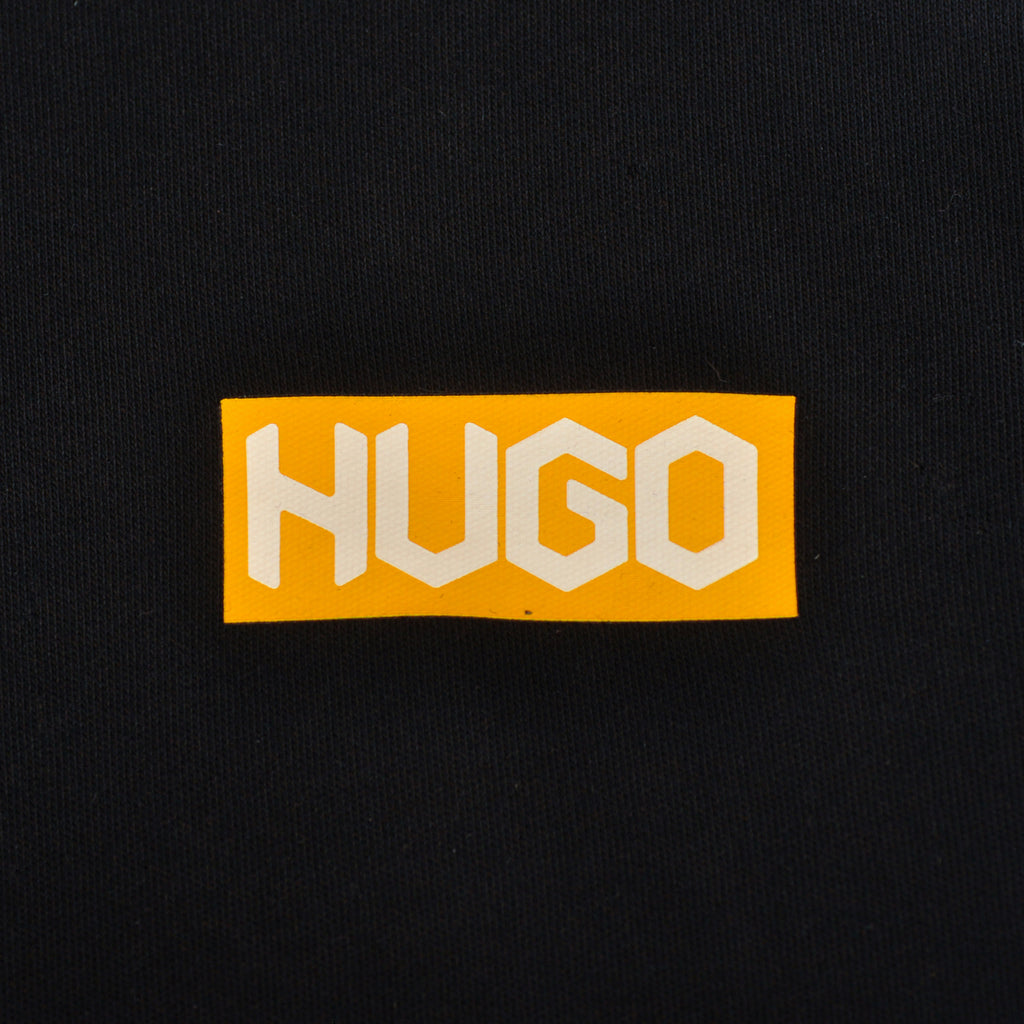 Hugo Boss Dozzi Black Text Hoodie and Sweat Pants Suit