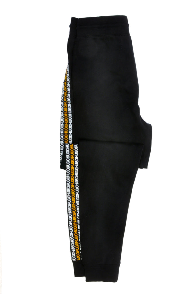 Hugo Boss Dozzi Black Text Hoodie and Sweat Pants Suit