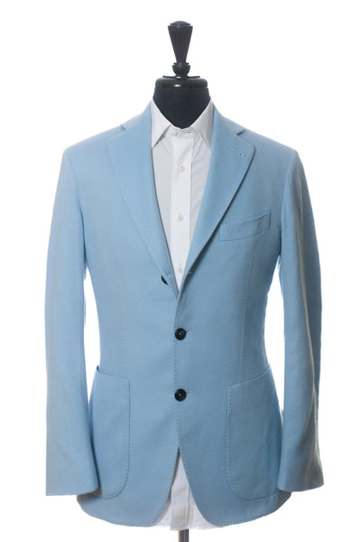 Sartorio NWT Sky Blue Cashmere Slim Fit Blazer