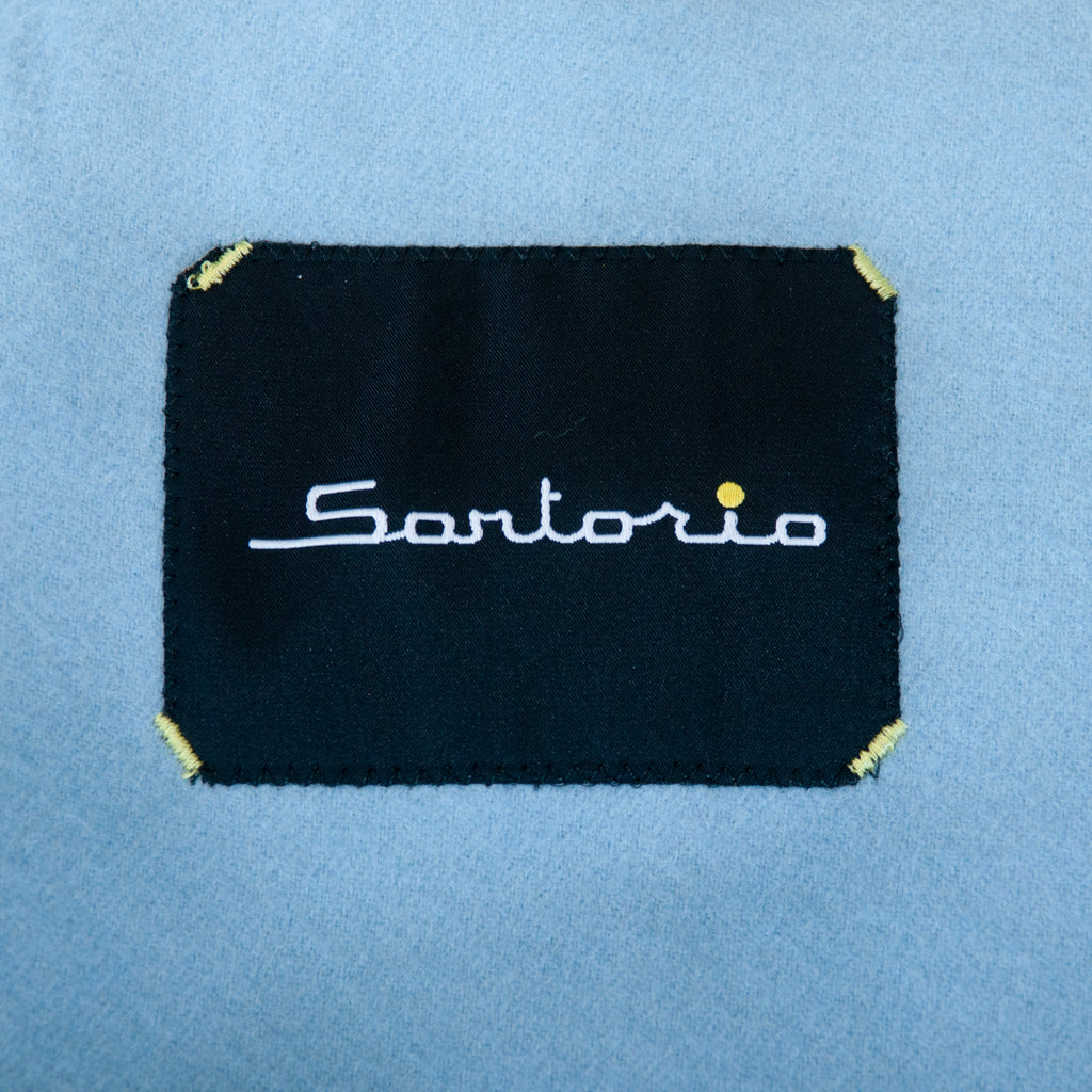 Sartorio NWT Sky Blue Cashmere Slim Fit Blazer