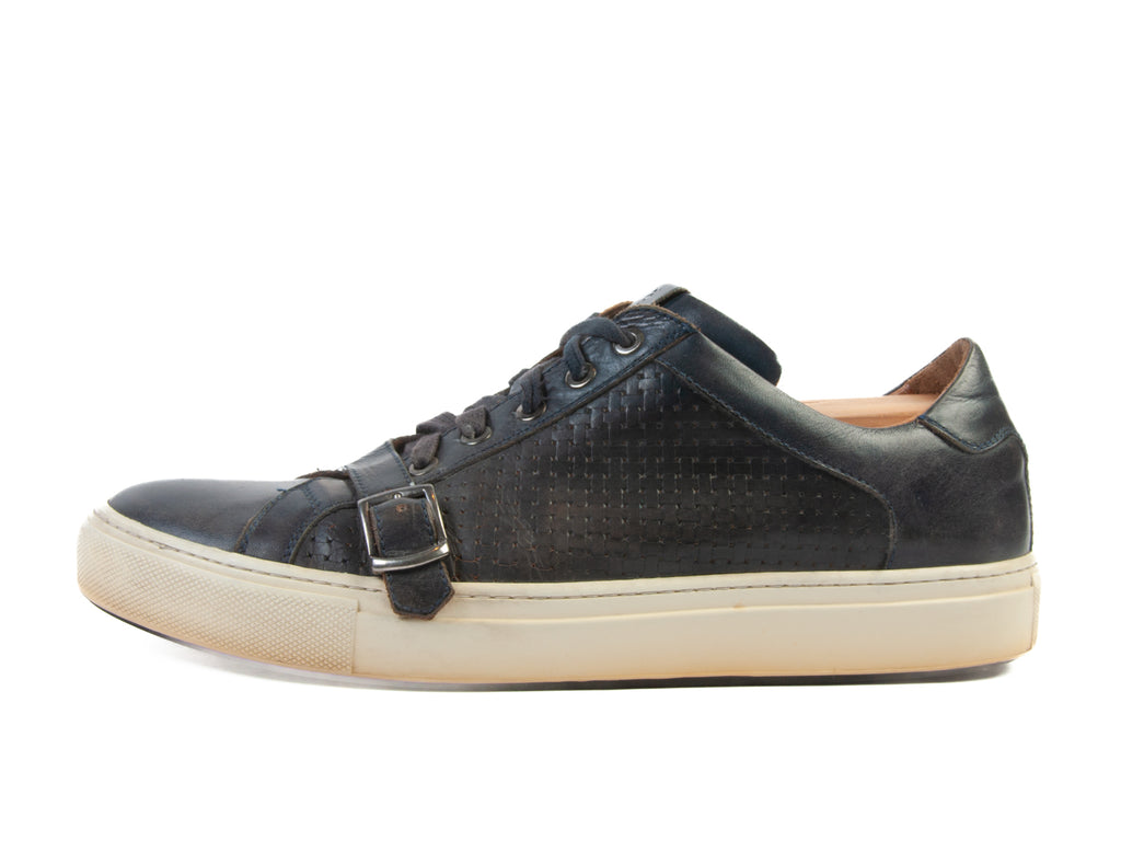 Ron White Blue Buckle Sneakers