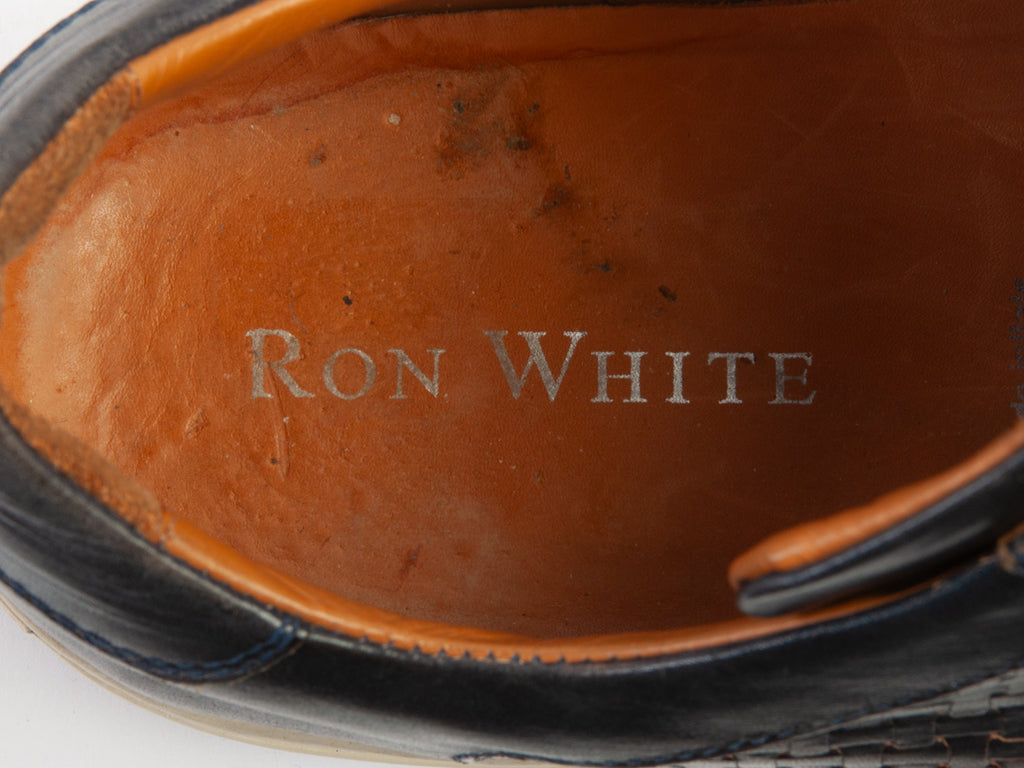 Ron White Blue Buckle Sneakers