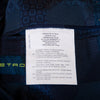Etro Navy Blue Check Print Blazer