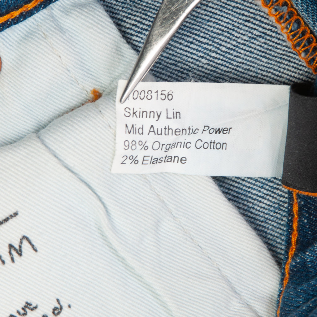 Nudie Blue Skinny Lin Mid Authentic Power Jeans