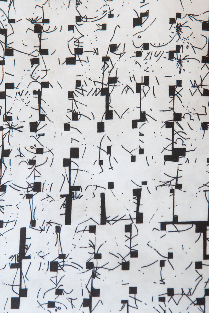 Robert Graham Black on White Print Short Sleeve Shirt