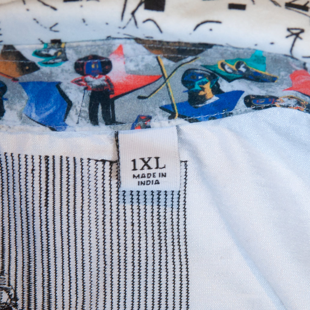 Robert Graham Black on White Print Short Sleeve Shirt