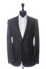 Corneliani Brown on Grey Check Silk Linen Cashmere Academy Blazer