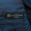 Corneliani Brown on Grey Check Silk Linen Cashmere Academy Blazer