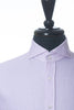 Stenstroms Burgundy on White Box Weave Fitted Body Dress Shirt