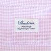 Stenstroms Burgundy on White Box Weave Fitted Body Dress Shirt