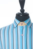 Robert Graham Blue Barcode Stripe Shirt