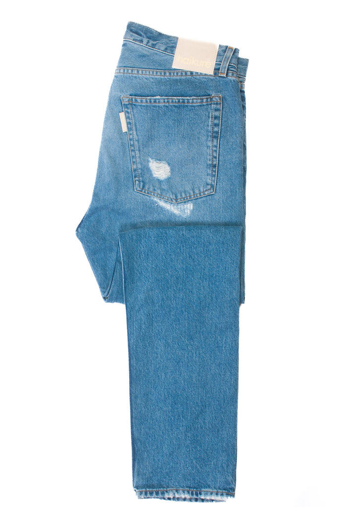 Haikure Epoch Blue Mended California 1951 Jeans