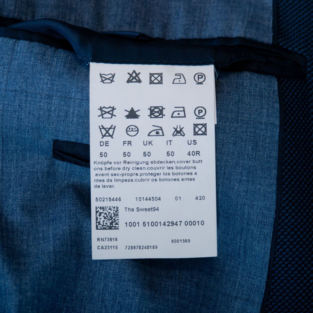 Hugo Boss Blue Birdseye Sweet94 Blazer