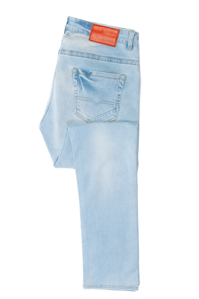 Diesel Light Wash Biker Jeans