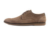 John Varvatos Mainline Brown Textured Suede Derby Shoes