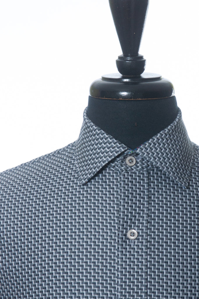 Robert Graham Grey Step Classic Fit Dress Shirt
