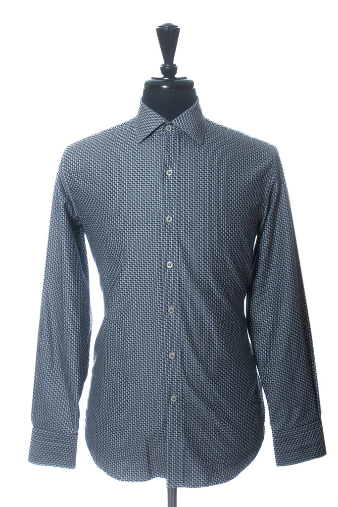 Robert Graham Grey Step Classic Fit Dress Shirt
