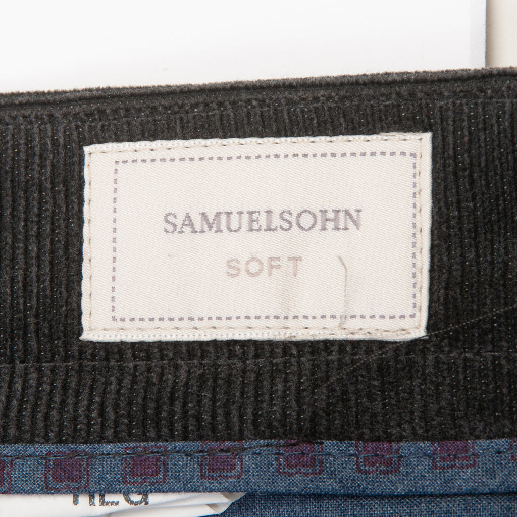 Samuelsohn Grey W-101 Corduroy Pants