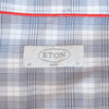 Eton Grey Check Slim Fit Dress Shirt