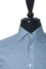 Eton Blue Floral Print Slim Fit Dress Shirt