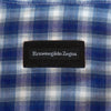 Ermenegildo Zegna Purple Check Dress Shirt