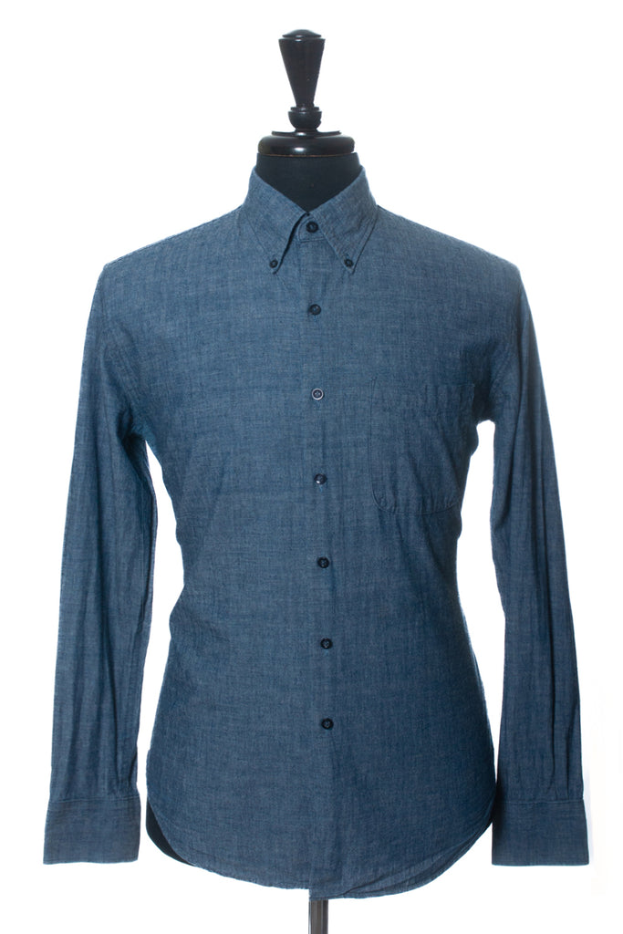 Naked & Famous Blue Japanese Chambray Shirt