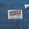 Naked & Famous Blue Japanese Chambray Shirt