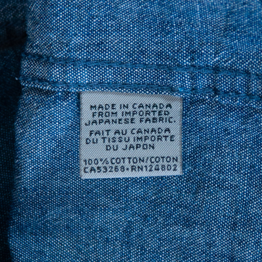 Naked & Famous Blue Japanese Chambray Shirt