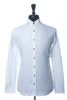 Stenstroms White Fitted Body TwoFold Cotton Twill Dress Shirt