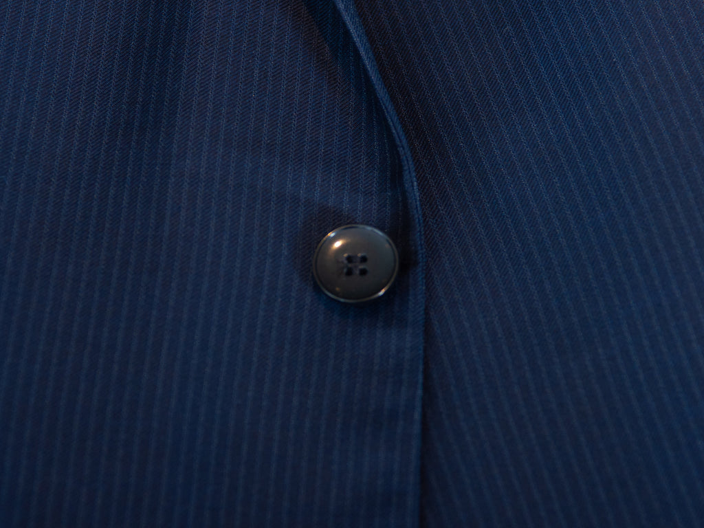 Strellson Premium Navy Blue Tonal Stripe Chet Stream Key Suit