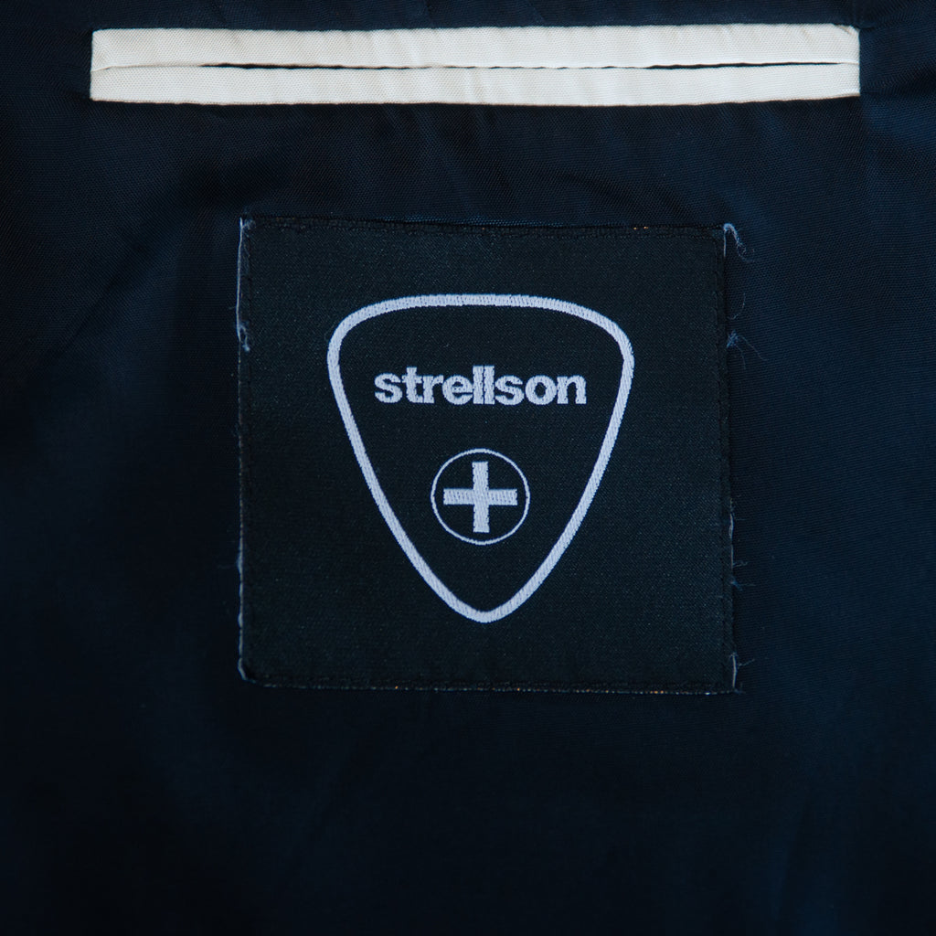 Strellson Premium Navy Blue Tonal Stripe Chet Stream Key Suit