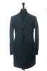 Hugo Boss Dark Blue Weave Slim Fit Nya2 Overcoat