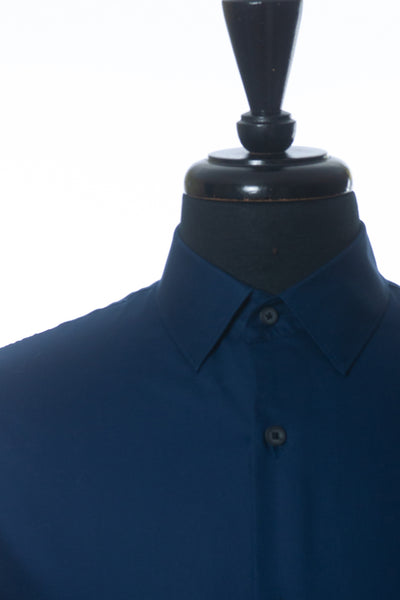 Theory NWT Navy Blue Surf Evident Lyle Dress Shirt