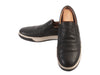 Vince Black Embossed Leather Sneakers