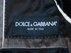Dolce & Gabbana Grey Velvet Peak Lapel Blazer