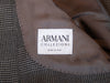 Armani Collezioni Grey Check Silk Blend Blazer
