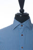 Stenstroms Blue Check Fitted Body Dress Shirt