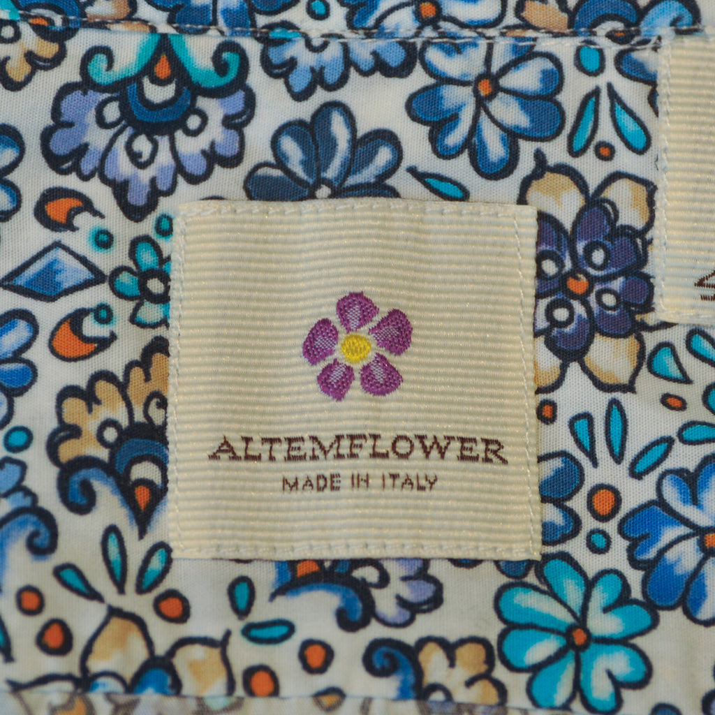 Altemflower Blue Floral Print Shirt