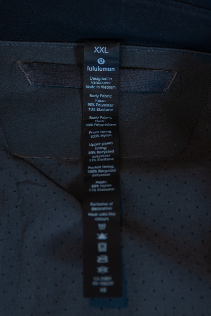 Lululemon Black Drivers Coat