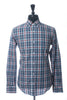 Gustin Brown and Blue Check Button Down Shirt