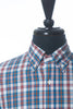 Gustin Brown and Blue Check Button Down Shirt