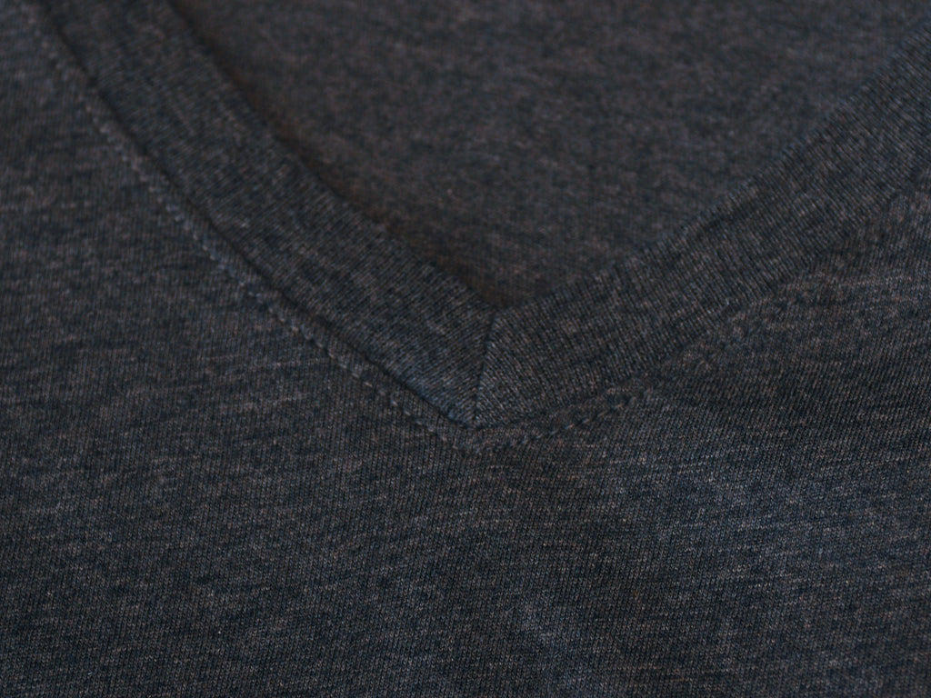 Hugo Boss Dark Grey Slim Fit V-Neck T-Shirt