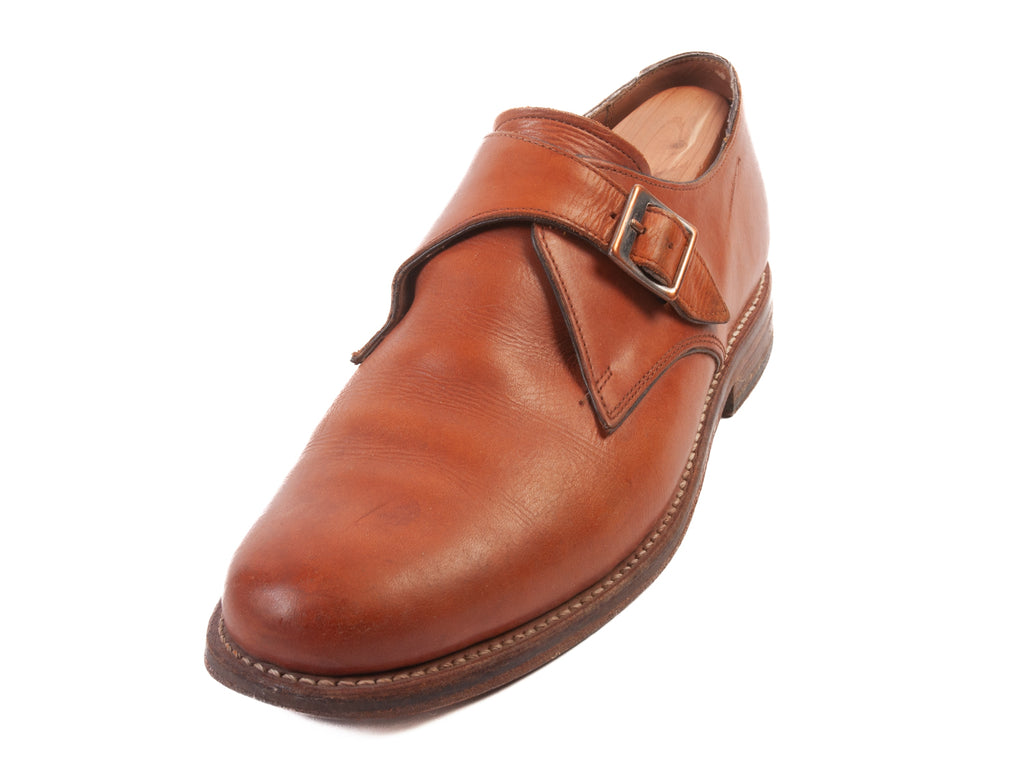 Grenson Light Brown Monk Strap Shoes
