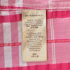 Burberry Brit Strawberry Red Check Short Sleeve Shirt
