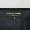 Comme des Garcon Homme Plus Navy Blue Wool Twill Trousers