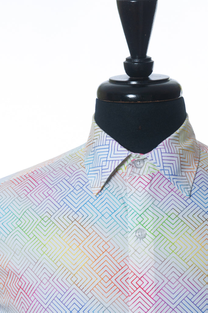 Robert Graham Bold Geometric Print Classic Fit Shirt