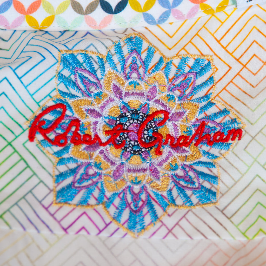 Robert Graham Bold Geometric Print Classic Fit Shirt